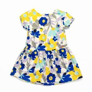 Tea Collection Multicolor Floral Cotton Dress Girls Size 6